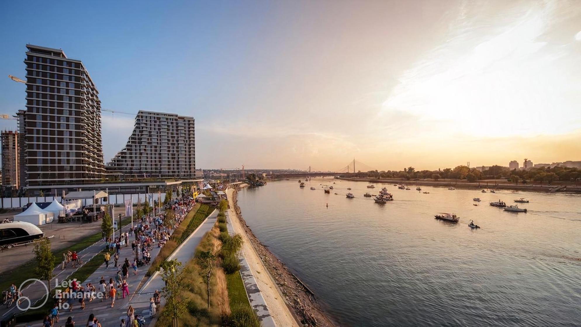 Beldorado Apartments - Belgrade Waterfront Luxury Emerald Apartment 60M2 エクステリア 写真